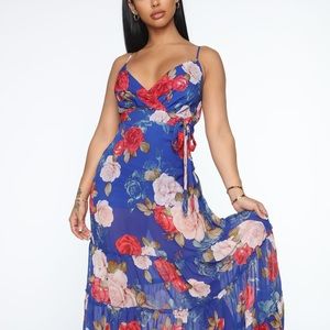 Fashion Nova Floral Maxi Sundress